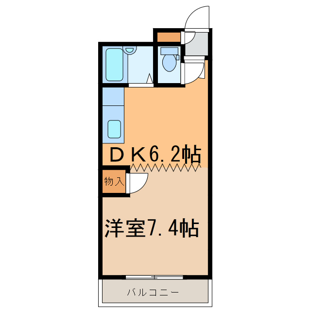 クローバーズマンションロードⅠの間取り