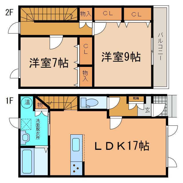 メゾン・スカイ・ビバの間取り
