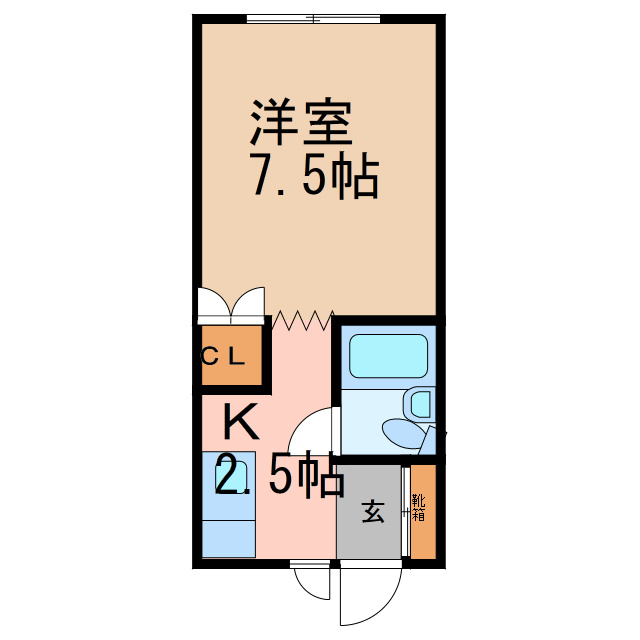 シャトレ白樺の間取り
