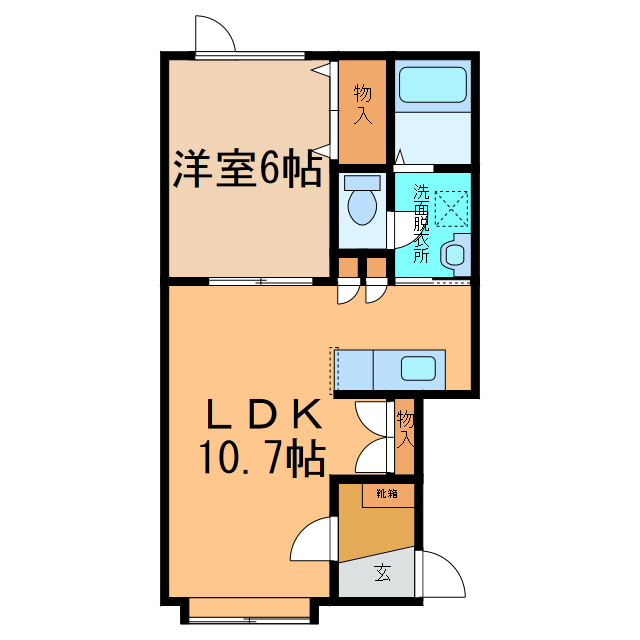 コーポワイエスの間取り