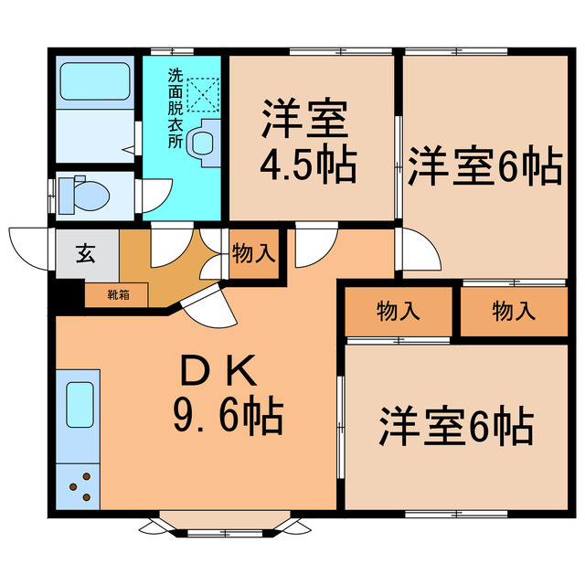 ハイツ5.5の間取り