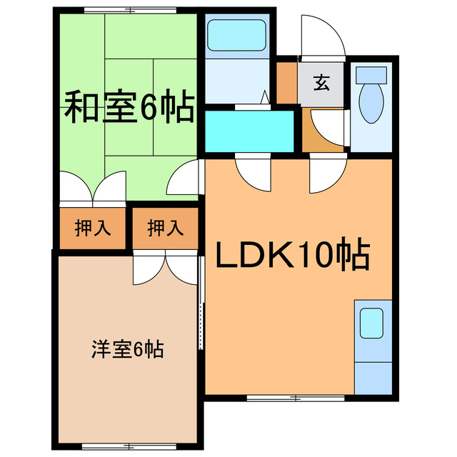 ファイン184の間取り