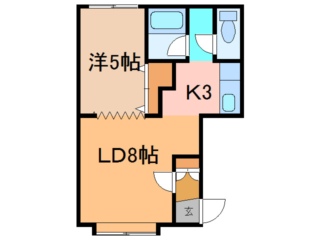 パリエ185の間取り