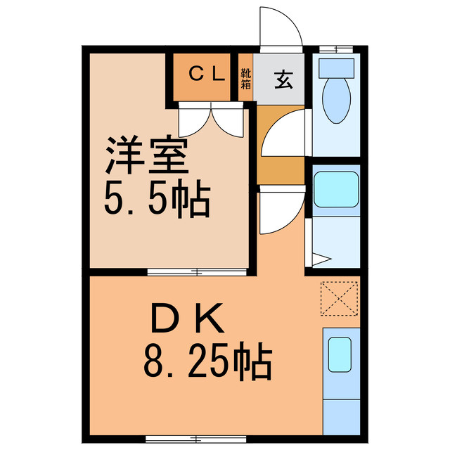 ミワハイツ２の間取り