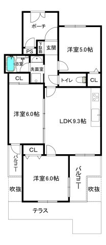 ワコーレロイヤルヒルズの間取り