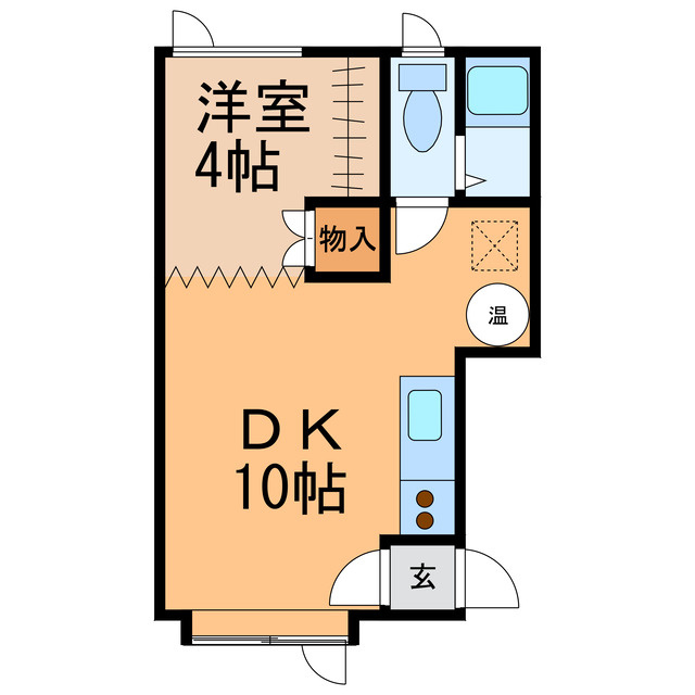 ノースハイムＢの間取り