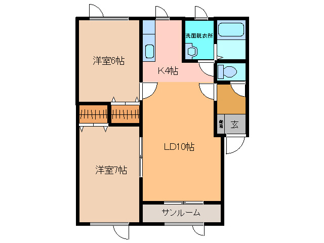 サクセス161の間取り
