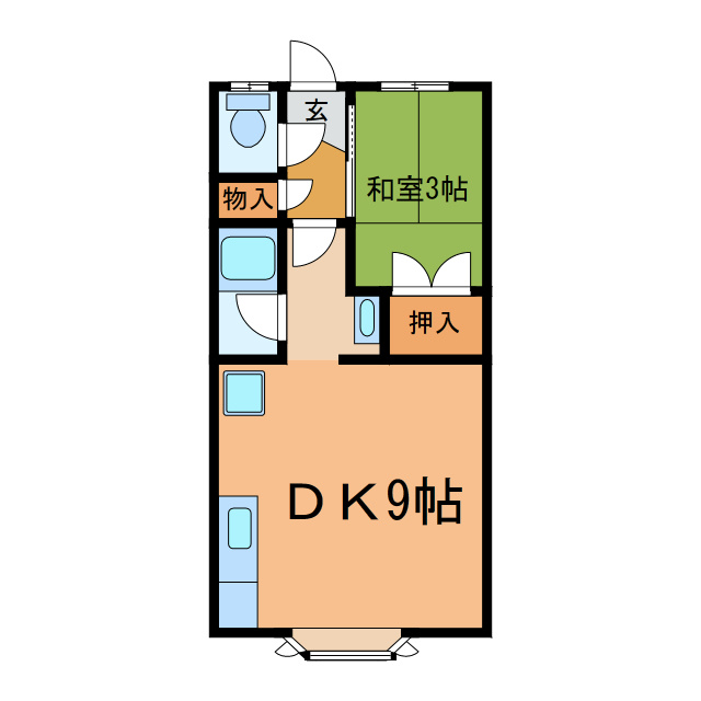 サングリーンハイツの間取り