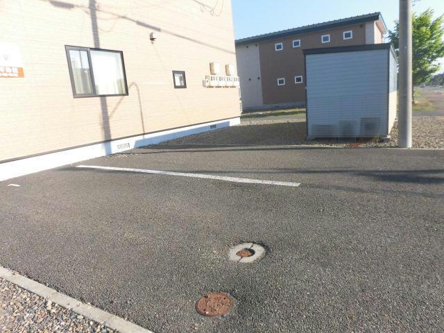 光陽MS中札内の駐車場