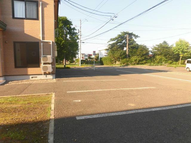 光陽MS中札内の駐車場