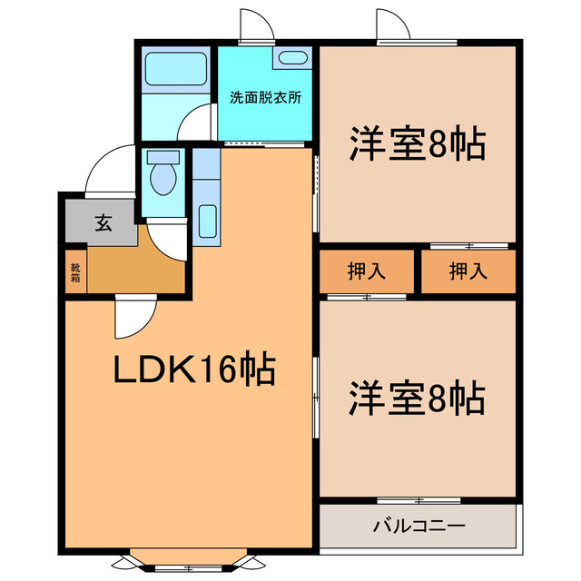 プレイス16の間取り