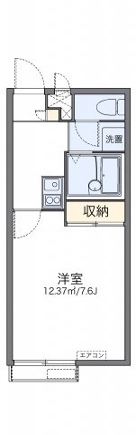レオパレス北三国丘の間取り|代表的な間取のため実際の間取とは異なる場合があります