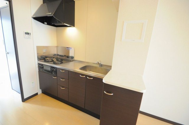 レオネクスト丹比多治井荘のその他|広々としたキッチン♪