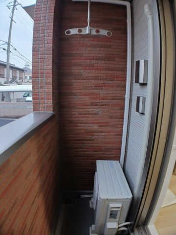 ディアコート　加守のバルコニー