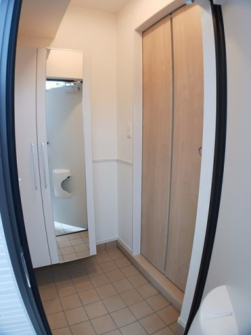 ディアコート　加守の玄関