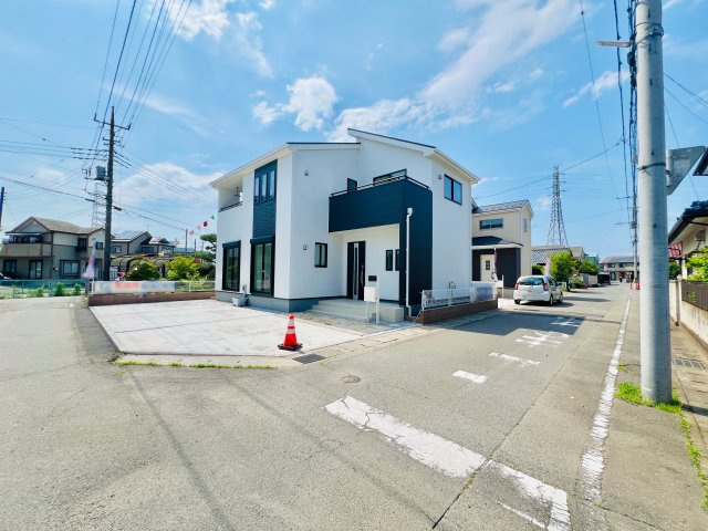 高崎江木の前面道路含む現地写真|閑静な住宅地◎