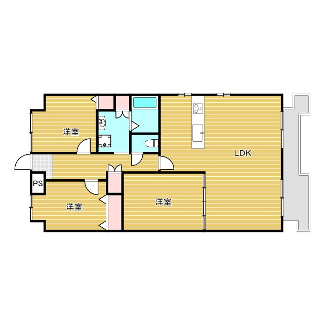 ロイヤルヒルズ待兼山の間取り