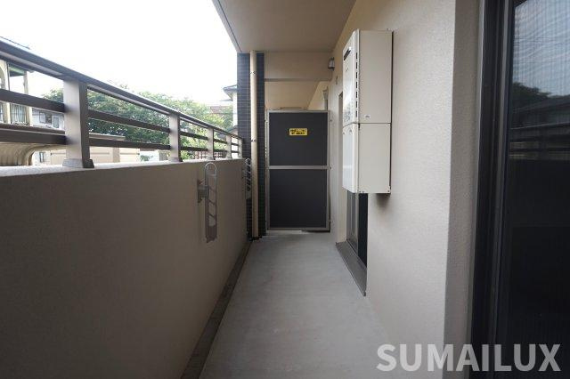 熊本市中央区帯山３丁目の賃貸マンションのバルコニー