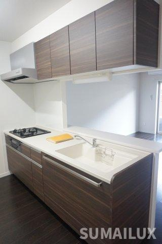 熊本市中央区帯山３丁目の賃貸マンションのキッチン