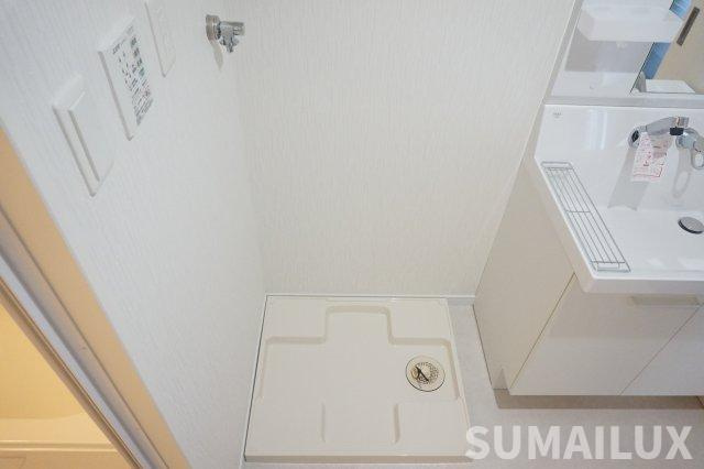 熊本市中央区帯山３丁目の賃貸マンションの洗面所