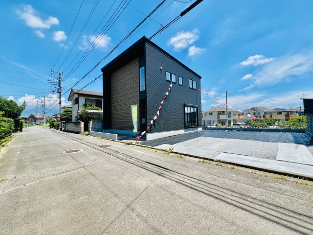 前橋市下細井町の前面道路含む現地写真|車の通りも少なく駐車も楽々できる閑静な住宅地◎