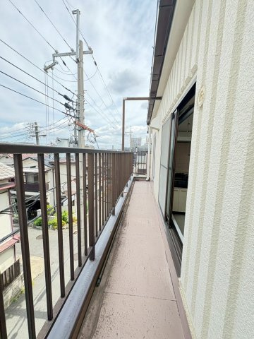 フルールハイツのバルコニー