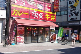 すき家五反野店まで258m