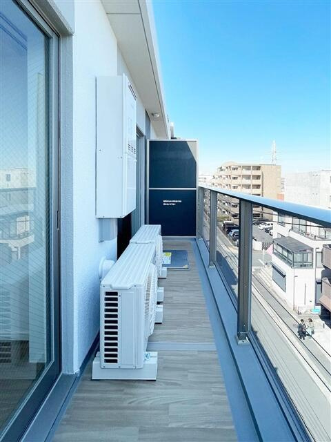 Alivis東瑞江のバルコニー