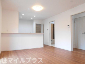 【居間・リビング】 | 白河市白坂愛宕山新築一戸建て1棟 | リビングです