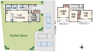 【間取り】 | 白河市白坂愛宕山新築一戸建て1棟