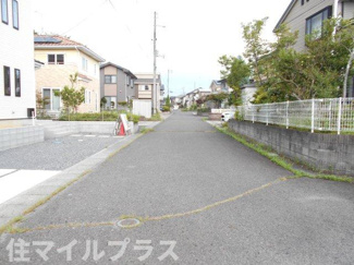 【前面道路含む現地写真】 | 白河市白坂愛宕山新築一戸建て1棟 | 前面道路含む現地写真です