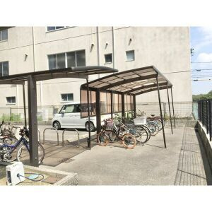 フォレスト本宮のその他共用部分|駐輪場です