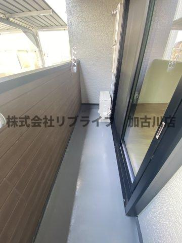 アプローズ加古川のバルコニー