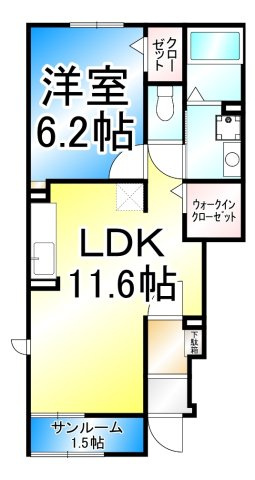 メゾン大西Ⅱの間取り