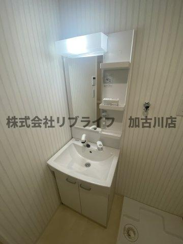 シェリル加古川の洗面所
