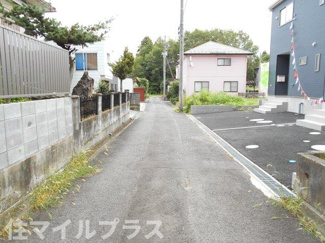 【前面道路含む現地写真】 | 福島市松川町沼袋新築一戸建て2棟 | 前面道路含む現地写真です