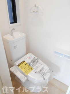 【トイレ】 | 福島市松川町沼袋新築一戸建て2棟 | コンパクトで使いやすいトイレです