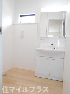 【独立洗面台】 | 福島市松川町沼袋新築一戸建て2棟 | 独立洗面化粧台が付いています