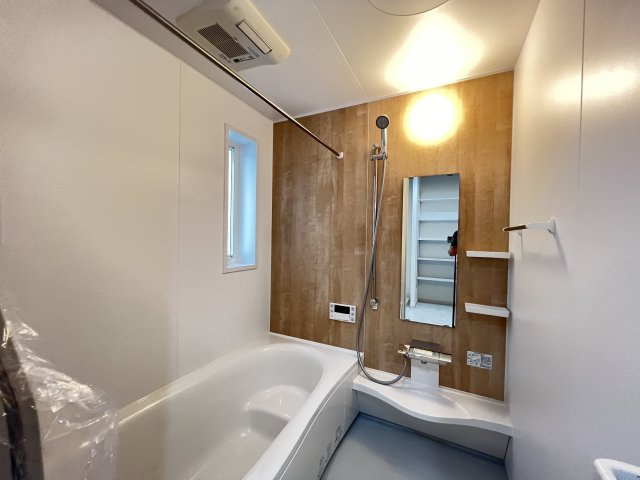 橿原市葛本町全4区画の浴室|のびのび入浴できる1坪タイプシステムバス 