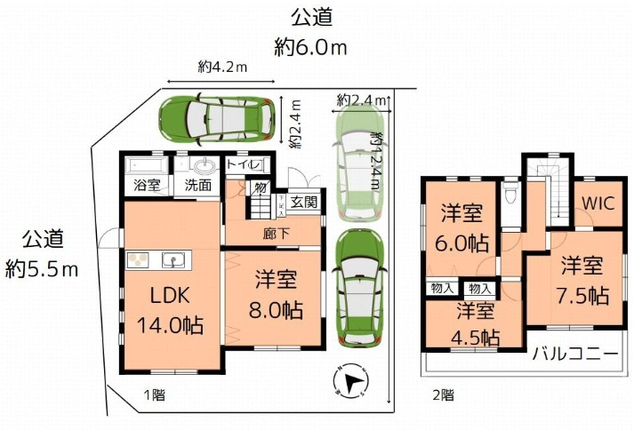 明石市藤江の間取り