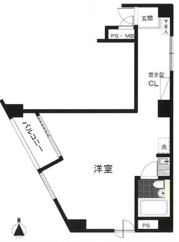 【間取り】 | 日興パレス池袋 | 住宅もしくは店舗利用可能！