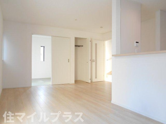 【居間・リビング】 | 郡山市富久山町福原新築一戸建て10棟 | おしゃれなリビングです