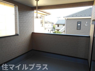 【バルコニー】 | 郡山市富久山町福原新築一戸建て10棟 | バルコニーからの眺めを楽しみながら食事をしませんか