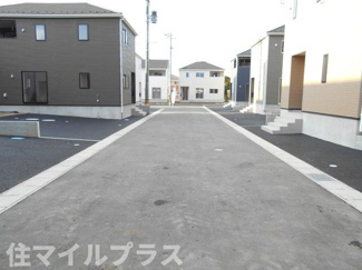 【前面道路含む現地写真】 | 郡山市富久山町福原新築一戸建て10棟 | 前面道路含む現地写真です