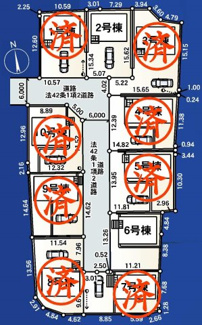【区画図】 | 郡山市富久山町福原新築一戸建て10棟