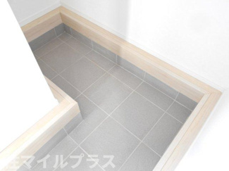 【玄関】 | 郡山市富久山町福原新築一戸建て10棟 | シンプルで使いやすい玄関です