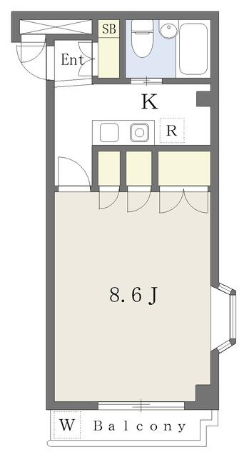 ２階角部屋です♪