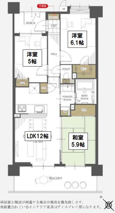 レヴィールエコステージ古河の間取り