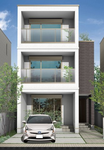 堺市北区百舌鳥赤畑町２丁の外観パース