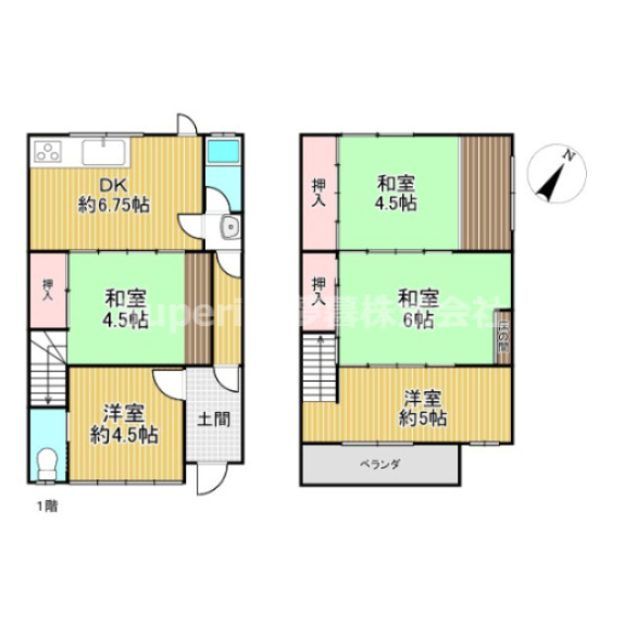 【中古テラスハウス】大津市浜町